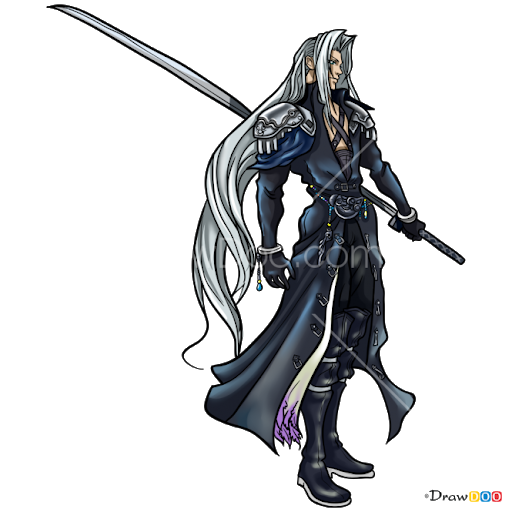 Fantasy Pic Final Sephiroth Free Clipart HQ Transparent PNG Image