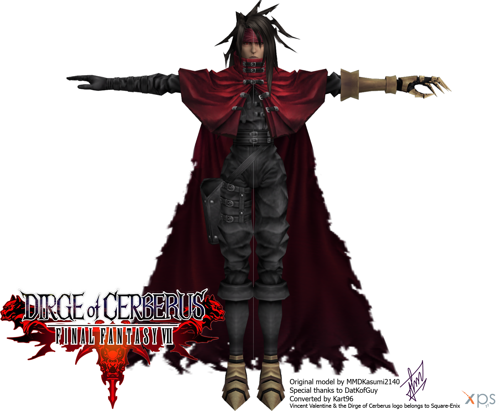 Vincent Valentine Free HD Image Transparent PNG Image