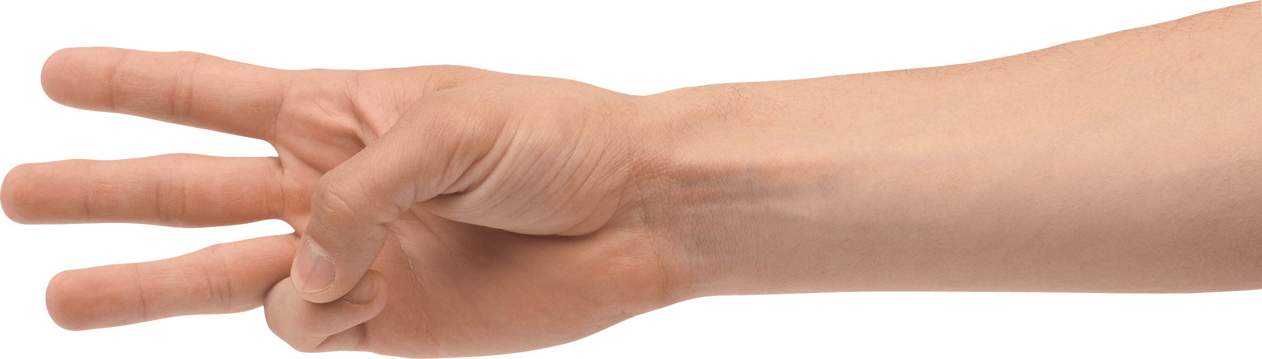 Three Fingers Png Image Transparent PNG Image