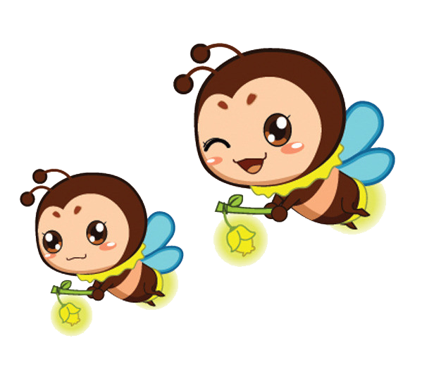 Firefly Art Flappy Light Child Cartoon Transparent PNG Image