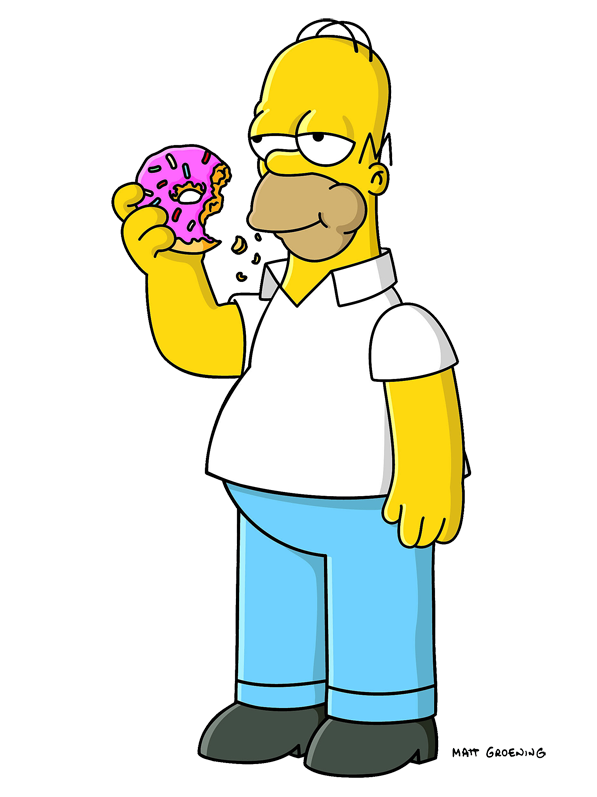 Homer Standing Bart Marge Human Behavior Simpson Transparent PNG Image