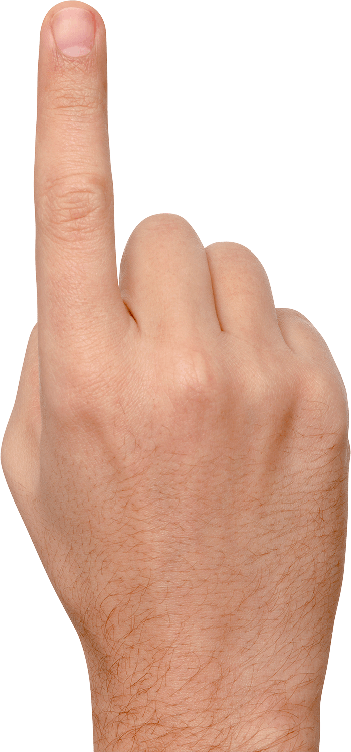 Pointing Finger Transparent PNG Image