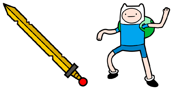 The Sword Human Finn Free Clipart HQ Transparent PNG Image