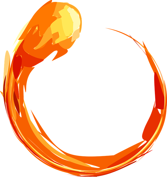 Fire Circle Flame Free Photo Transparent PNG Image