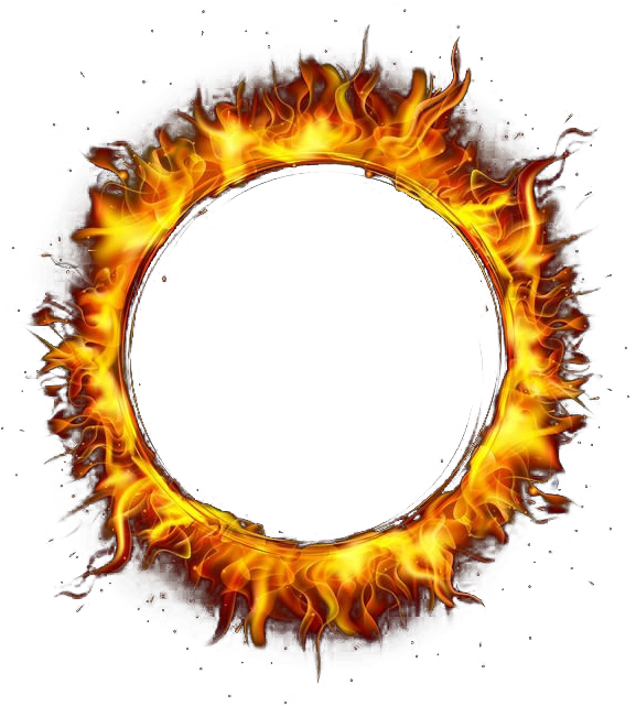 Fire Circle Flame Icon Free Download Image Transparent PNG Image