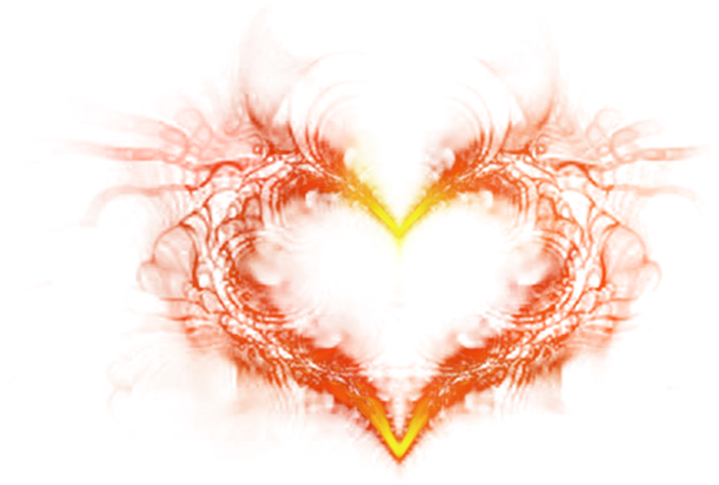 Fire Heart Effect Download HD Transparent PNG Image