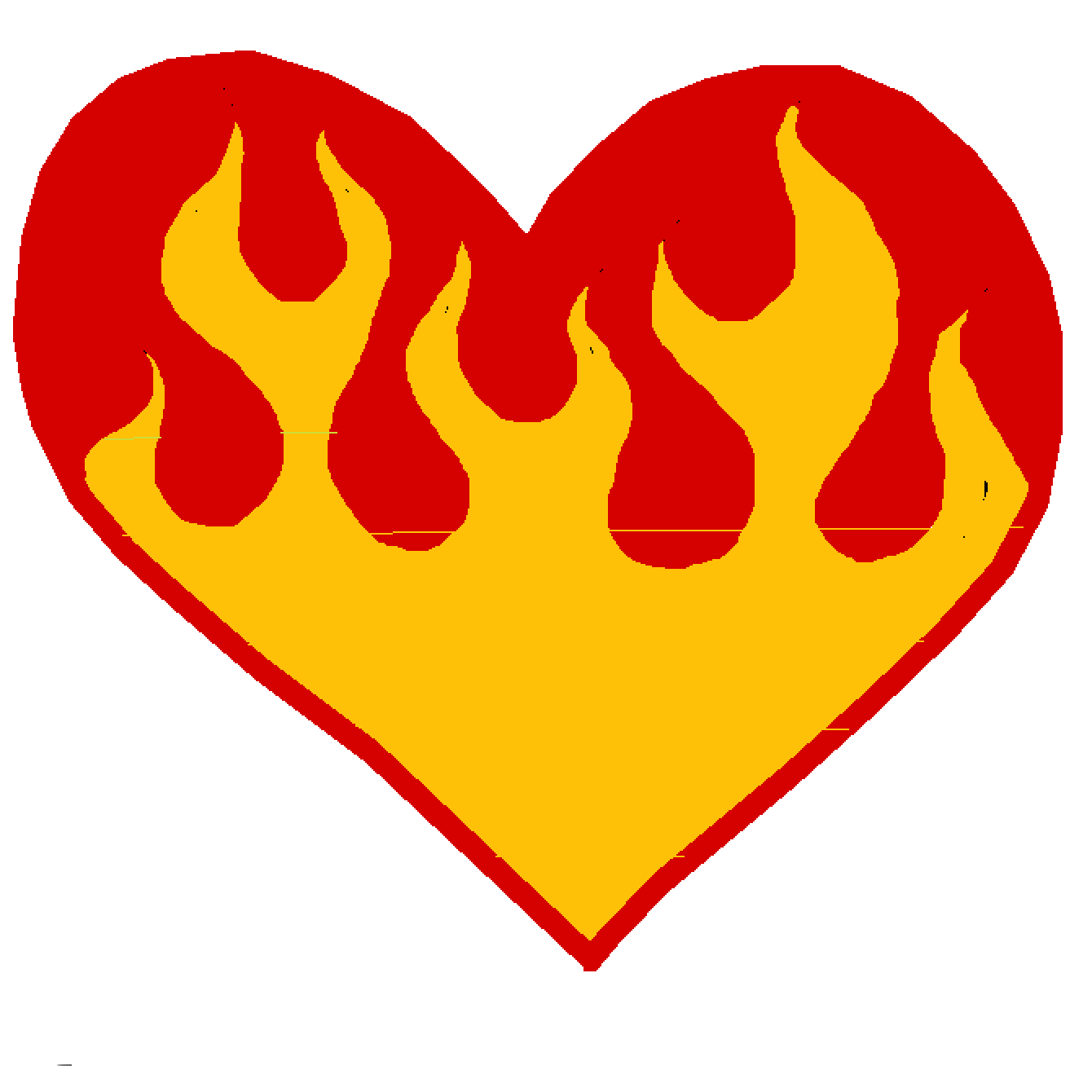 Fire Heart Emoji Free Photo Transparent PNG Image