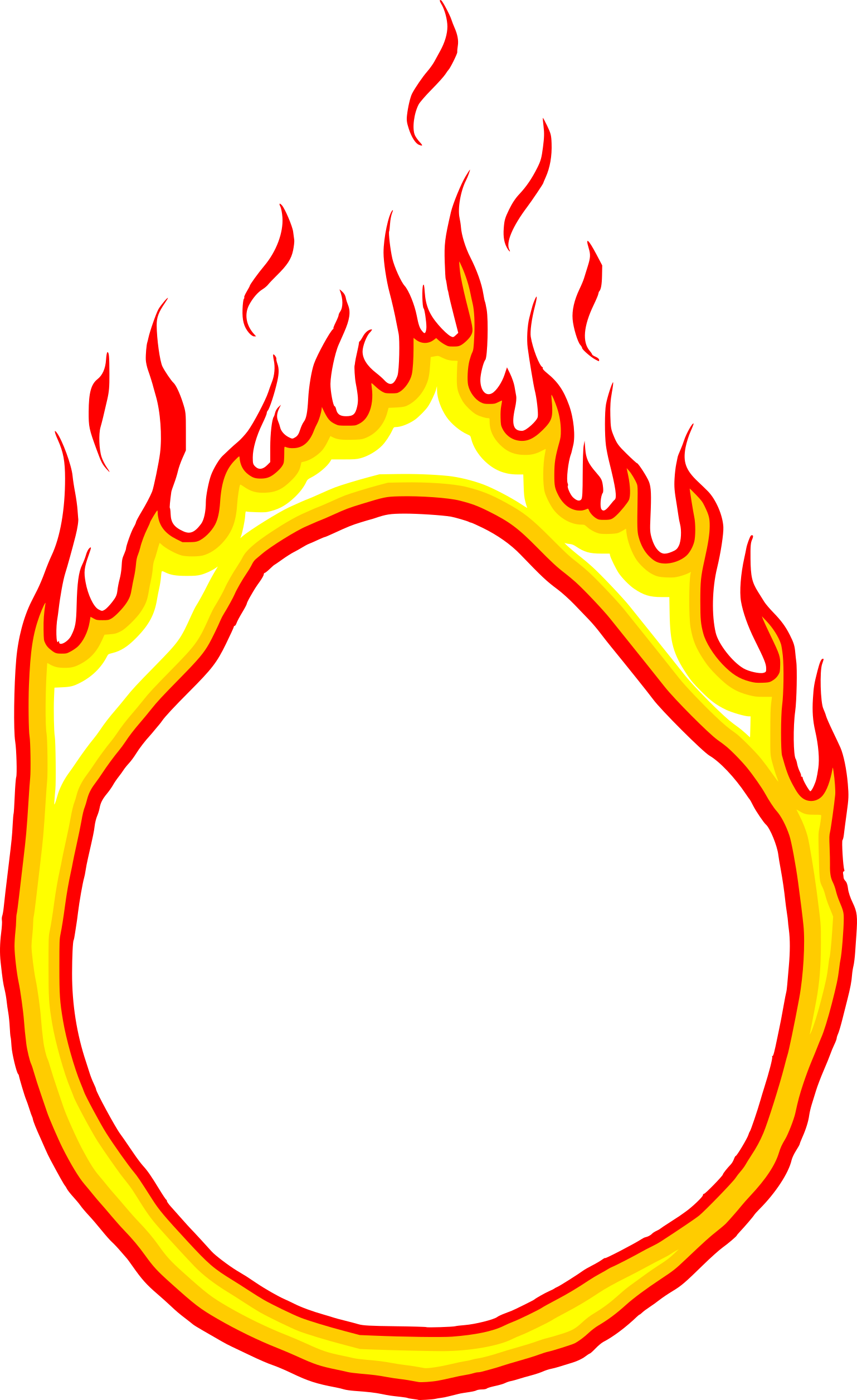 Fire Circle Flame Free Download PNG HQ Transparent PNG Image