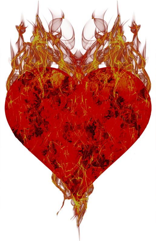 Fire Heart Vector Smoke Free HQ Image Transparent PNG Image