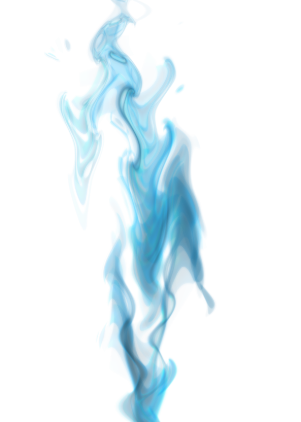 Blue Fire Transparent PNG Image