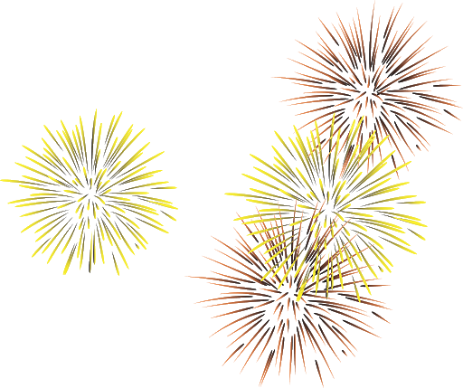 Golden Fireworks Vector Colorful Free Download PNG HD Transparent PNG Image