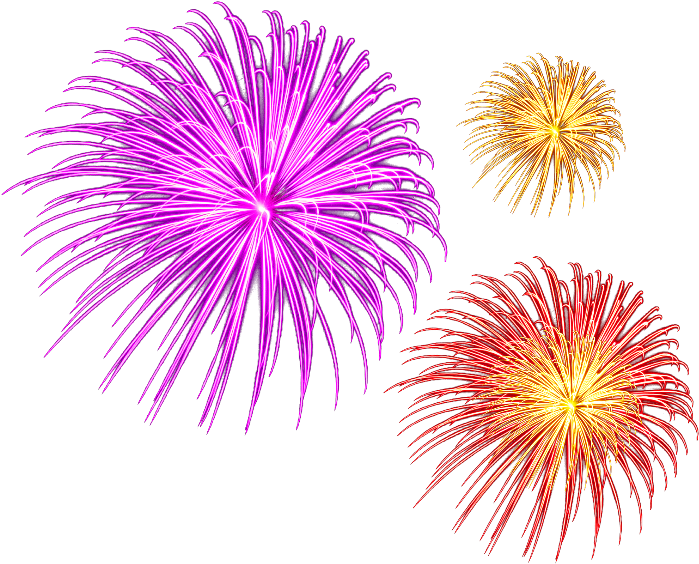 Festival Fireworks Vector Colorful Download HQ Transparent PNG Image