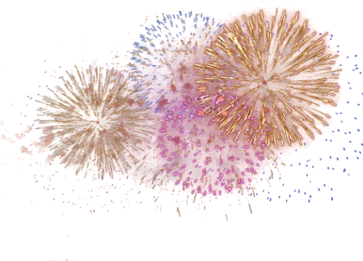 Fireworks Vector Glitters Colorful Free Download PNG HD Transparent PNG Image