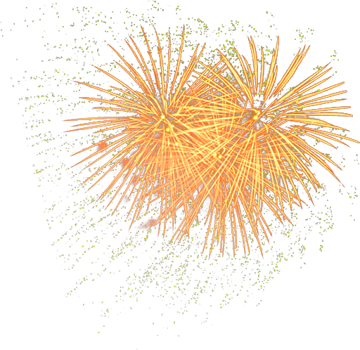 Fireworks Gold Festive Download Free Image Transparent PNG Image