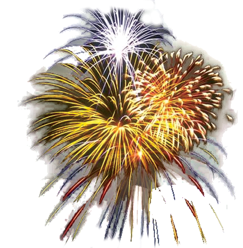 Fireworks Gold Festive PNG Free Photo Transparent PNG Image