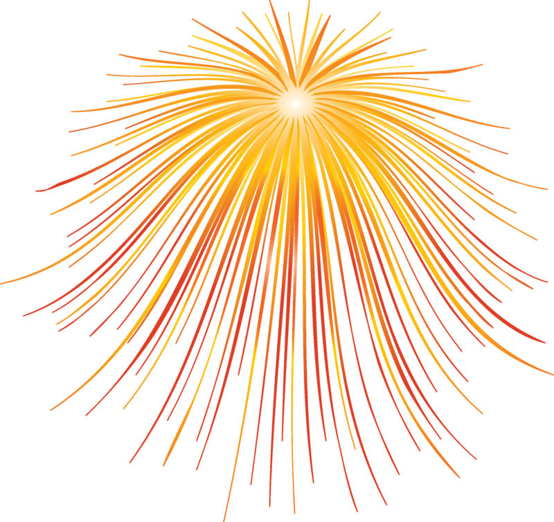 Fireworks Gold Free HD Image Transparent PNG Image