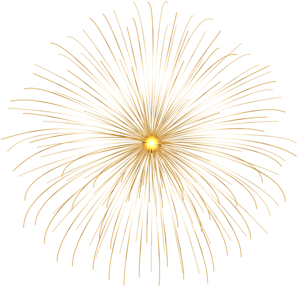 Photos Fireworks Gold HD Image Free Transparent PNG Image