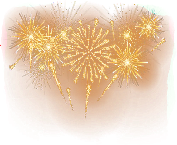 Sparkle Fireworks Gold HD Image Free Transparent PNG Image