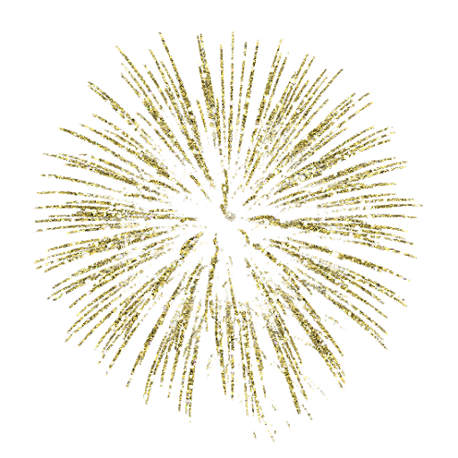 Sparkle Fireworks Gold Free Clipart HD Transparent PNG Image