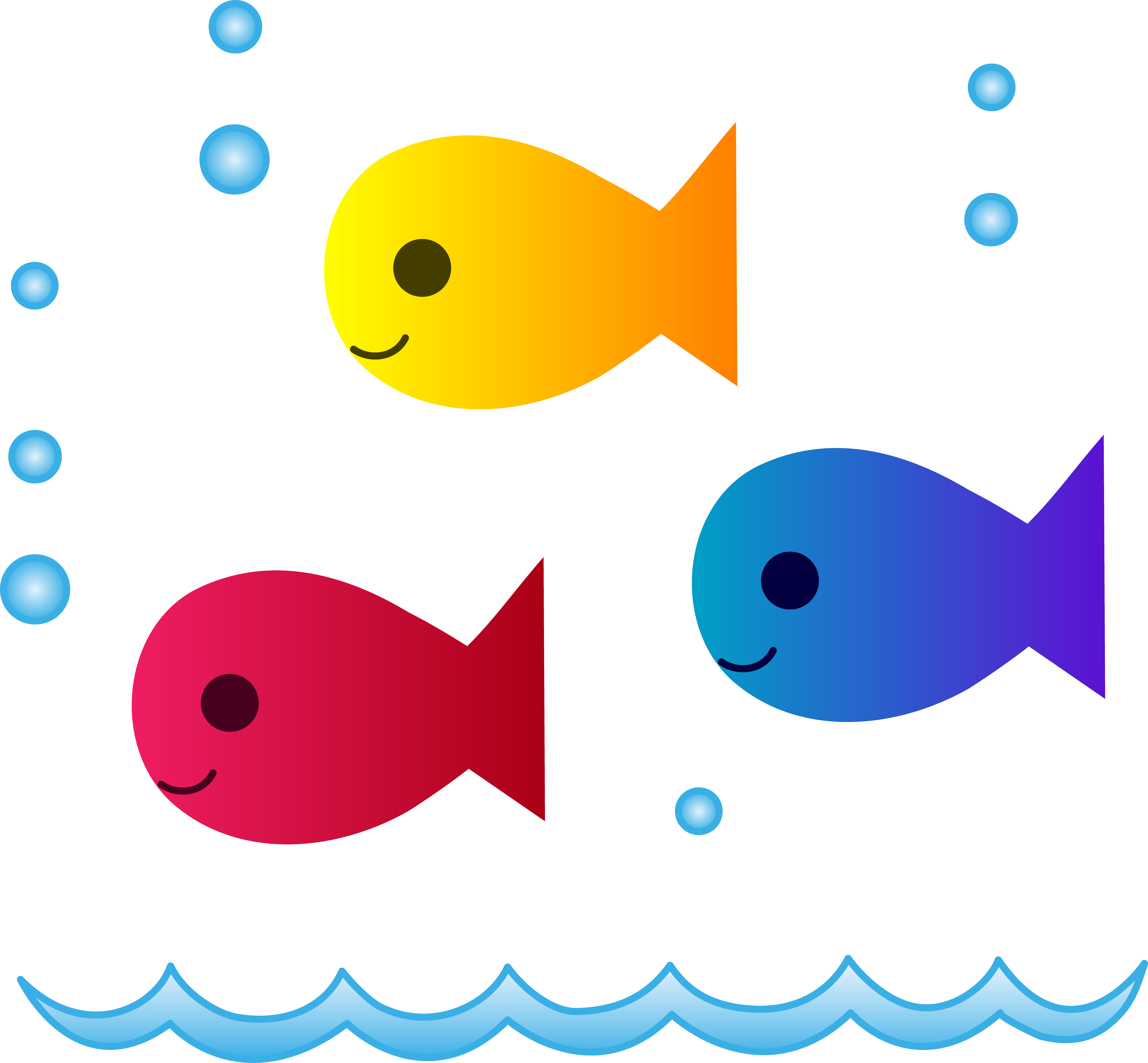 School Of Fish Clipart Transparent PNG Image