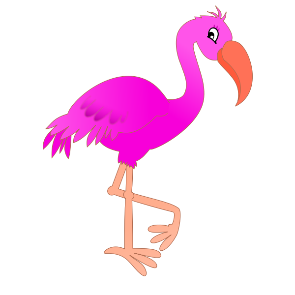 Vector Pink Flamingo Bird Free Transparent Image HQ Transparent PNG Image