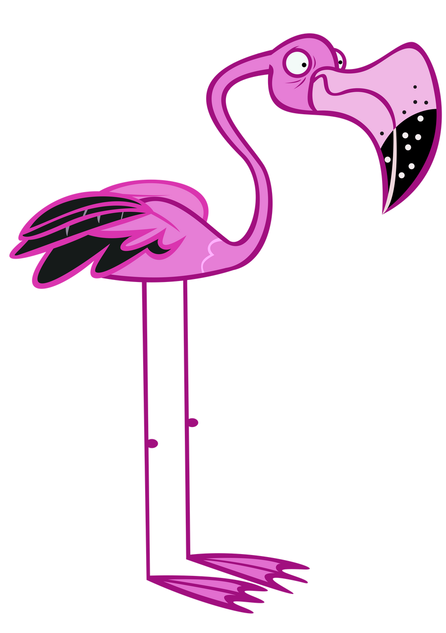 Vector Standing Flamingo Bird Free Transparent Image HQ Transparent PNG Image