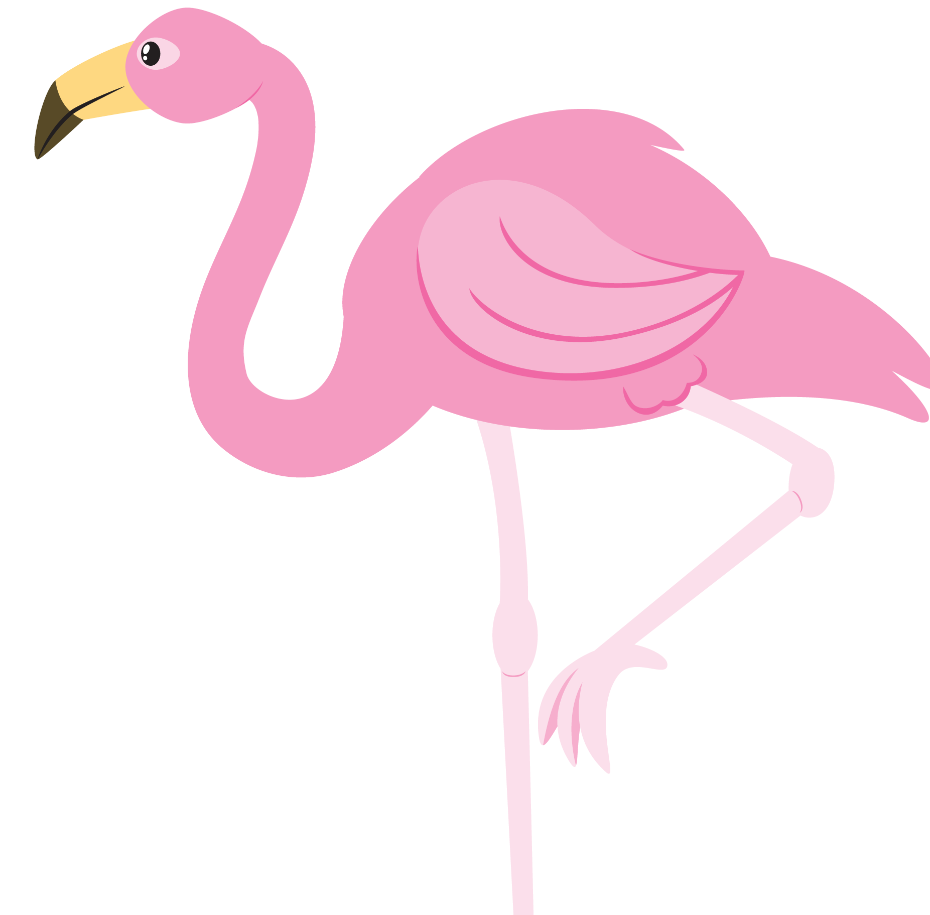 Pink Flamingo Bird Vector Free Transparent Image HD Transparent PNG Image