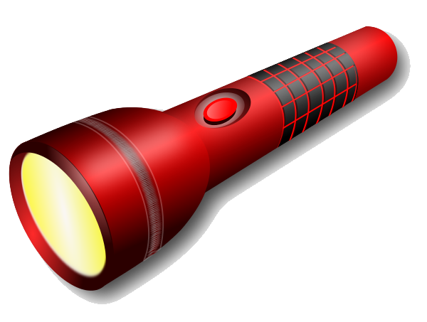 Flashlight Clipart Transparent PNG Image