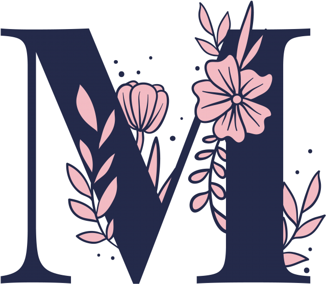 Floral Alphabet Free PNG HQ Transparent PNG Image