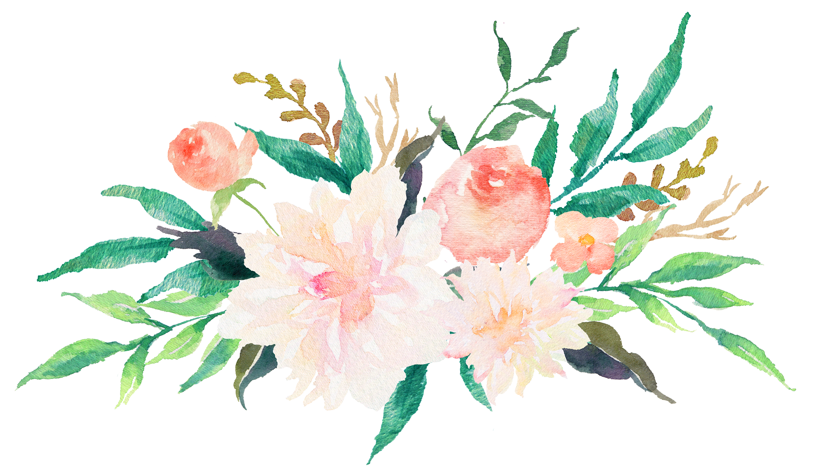 Watercolor Flower Art PNG Free Photo Transparent PNG Image