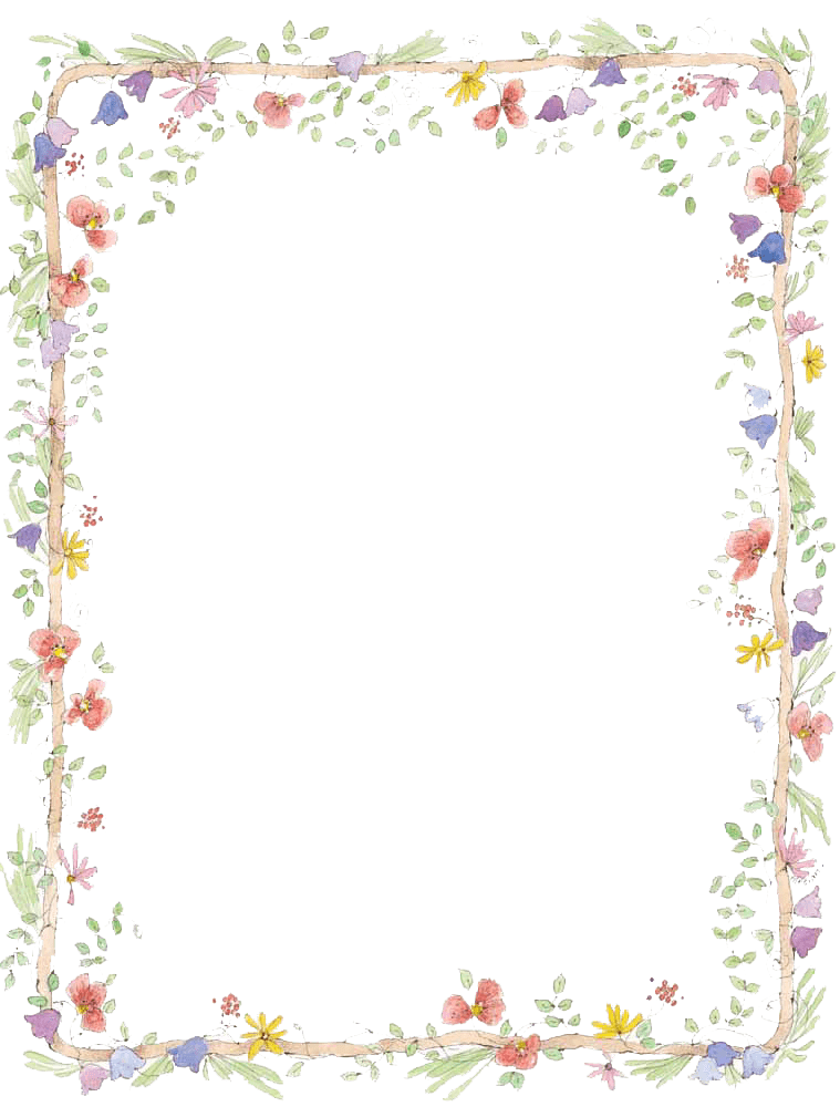 Vector Frame Flowers PNG Image High Quality Transparent PNG Image