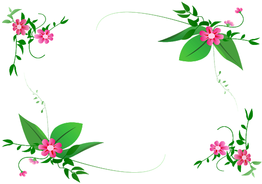 Vector Corner Flowers PNG Free Photo Transparent PNG Image