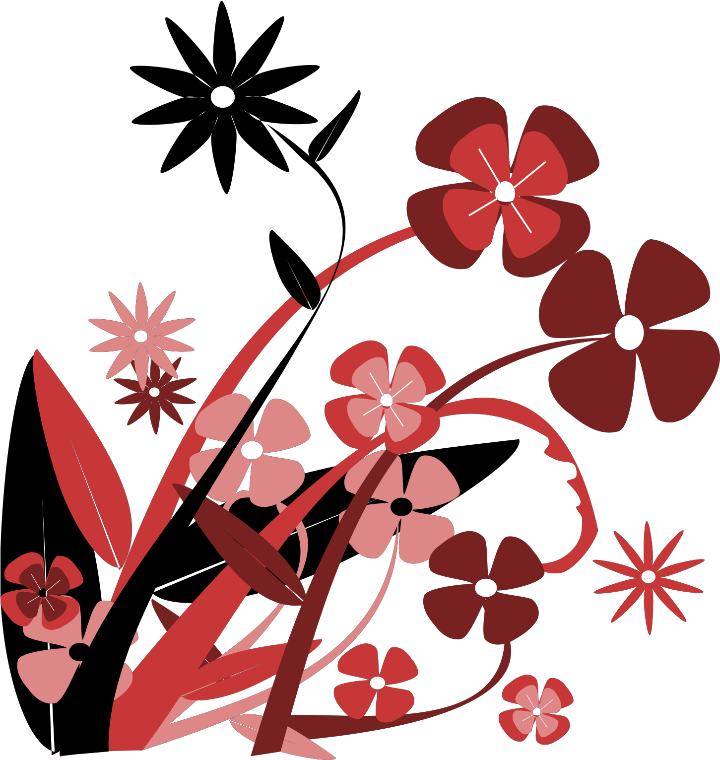 Vector Spring Flower Free Clipart HQ Transparent PNG Image