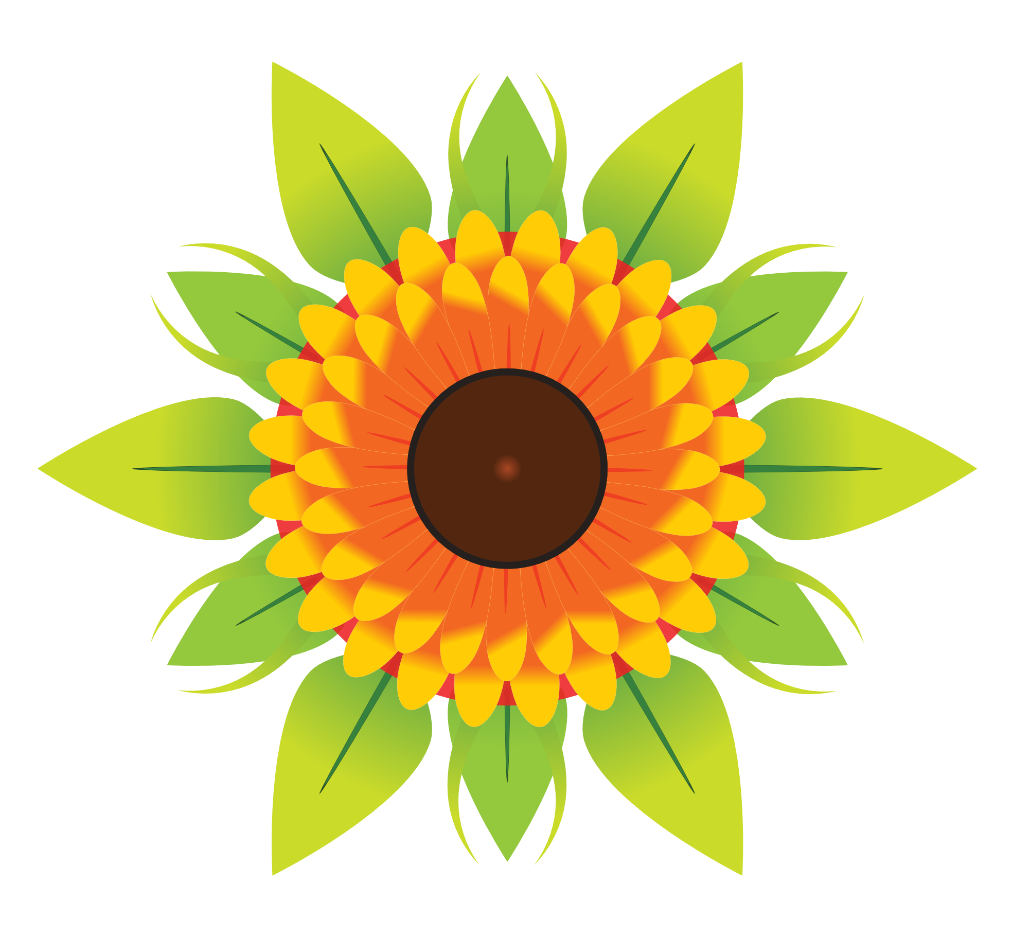 Vector Sun Flower PNG Image High Quality Transparent PNG Image