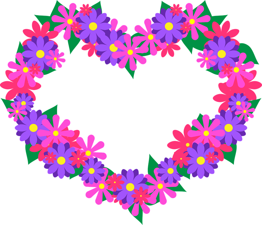 Heart Flower Love Photos Free HQ Image Transparent PNG Image