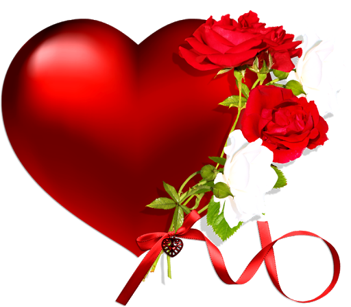 Heart Flower Red Free Download PNG HD Transparent PNG Image