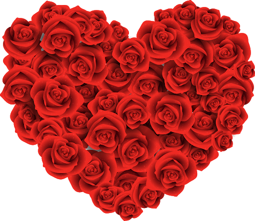 Heart Flower Red Free Download PNG HQ Transparent PNG Image