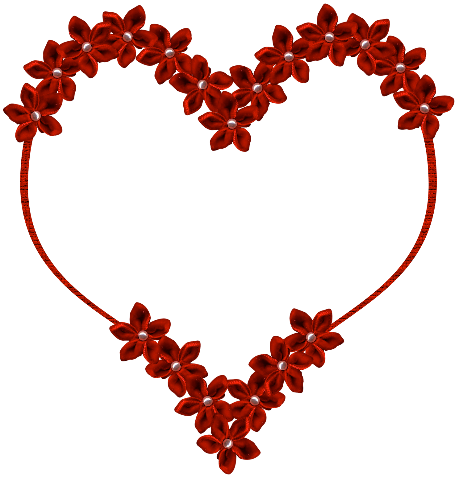 Heart Vector Flower Red PNG Free Photo Transparent PNG Image