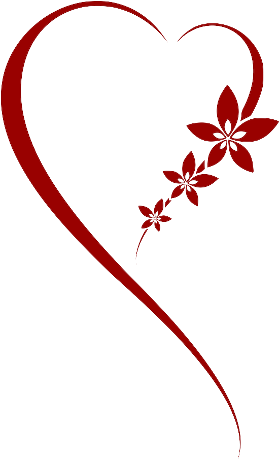 Heart Vector Flower Red Photos Transparent PNG Image