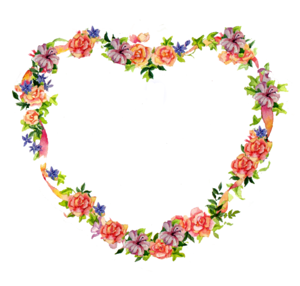 Heart Vector Romantic Flower Free Download PNG HQ Transparent PNG Image