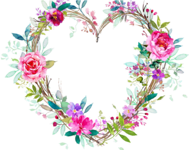 Heart Vector Romantic Flower Photos Transparent PNG Image