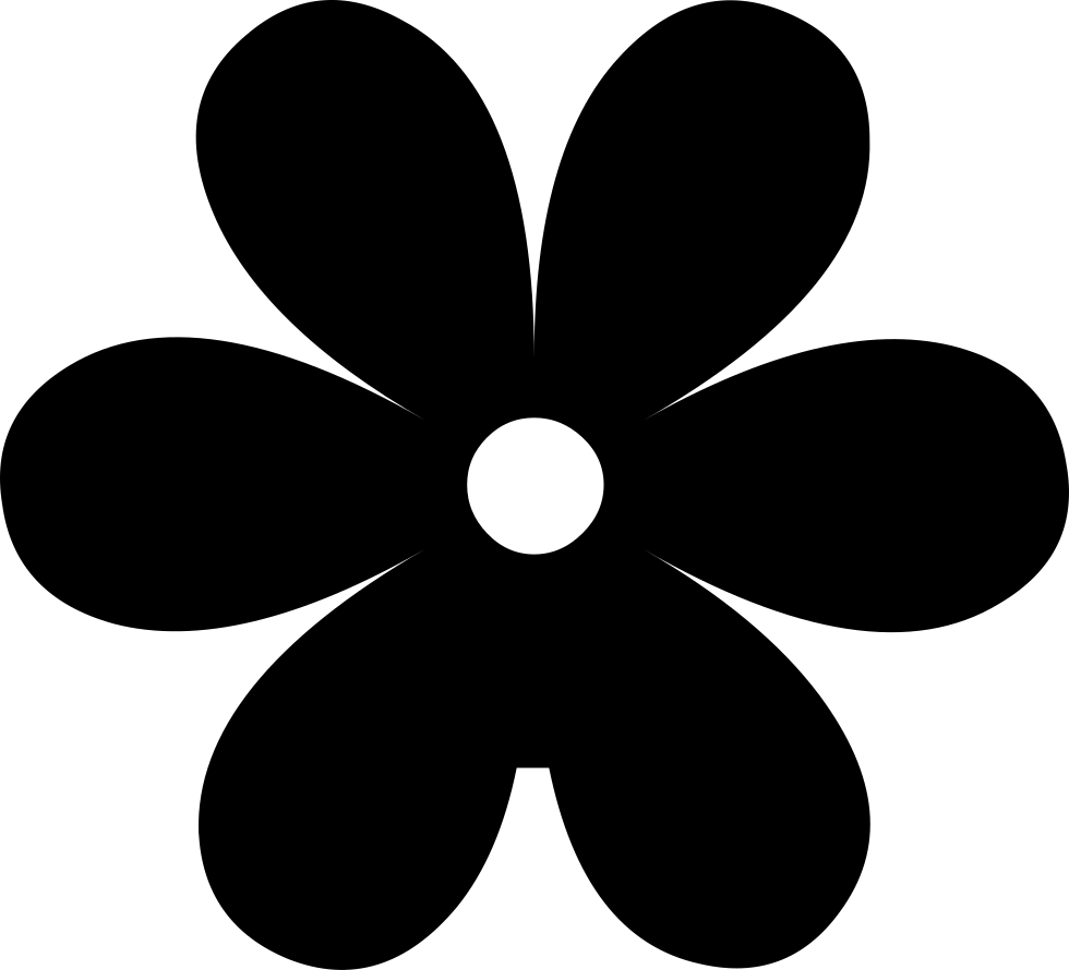 Single Flower Silhouette Free HQ Image Transparent PNG Image