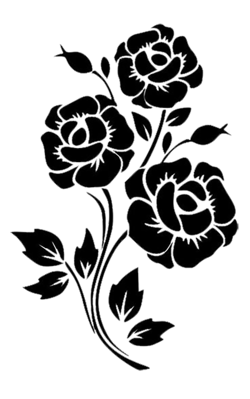 Spring Flower Silhouette Photos Free PNG HQ Transparent PNG Image