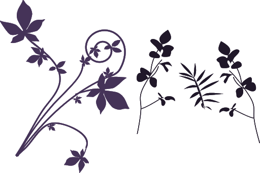 Swirl Flower Silhouette PNG Image High Quality Transparent PNG Image