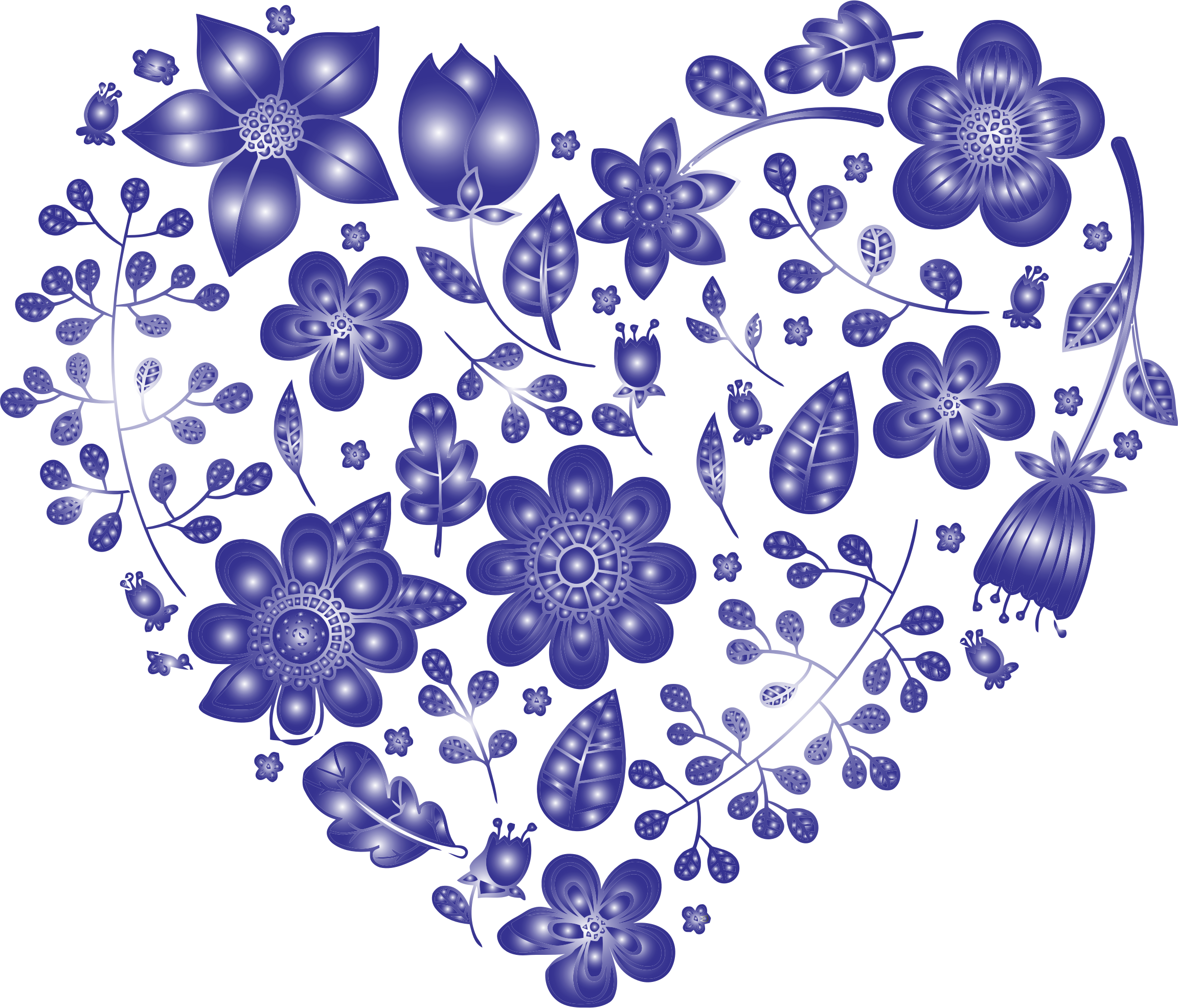 Heart Vector Flower Photos PNG File HD Transparent PNG Image