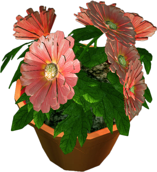 Front Pot Flower View PNG Download Free Transparent PNG Image