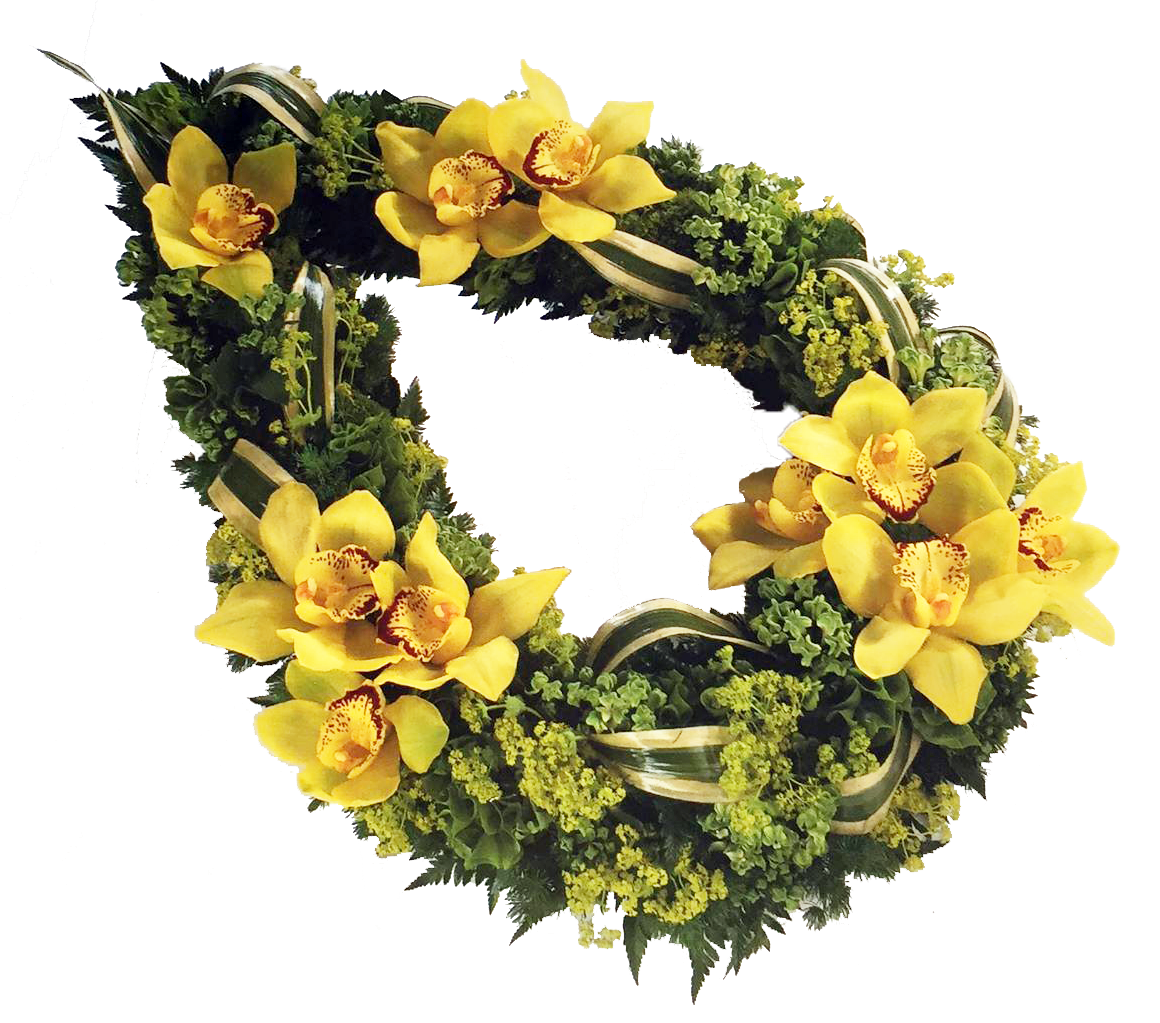 Funeral Wreath Flowers HQ Image Free Transparent PNG Image