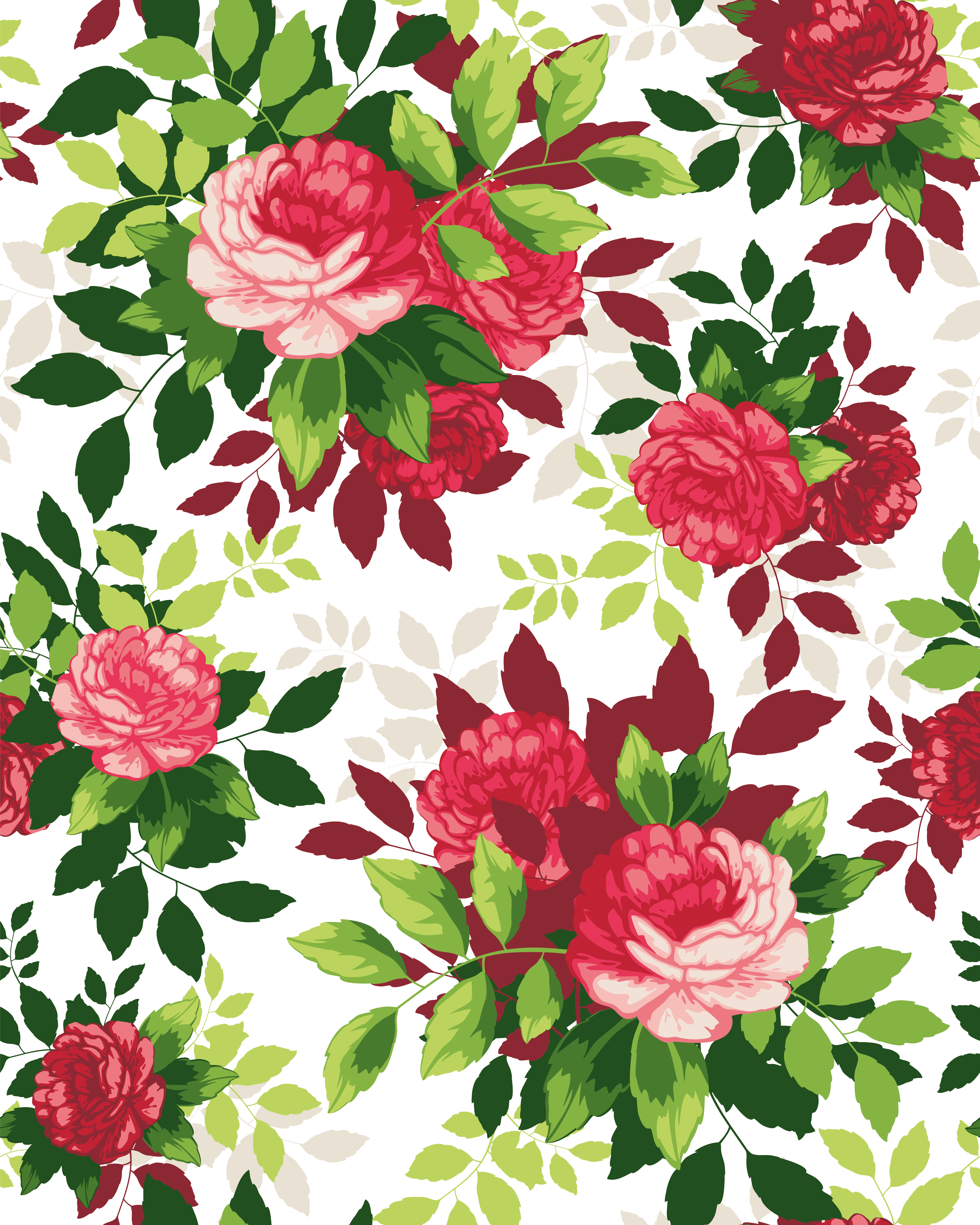 Beautiful Flower Illustration Shading Flowers Border Cartoon Transparent PNG Image