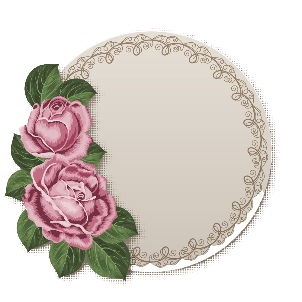 Picture Circle Flower Frame Round Free Photo PNG Transparent PNG Image