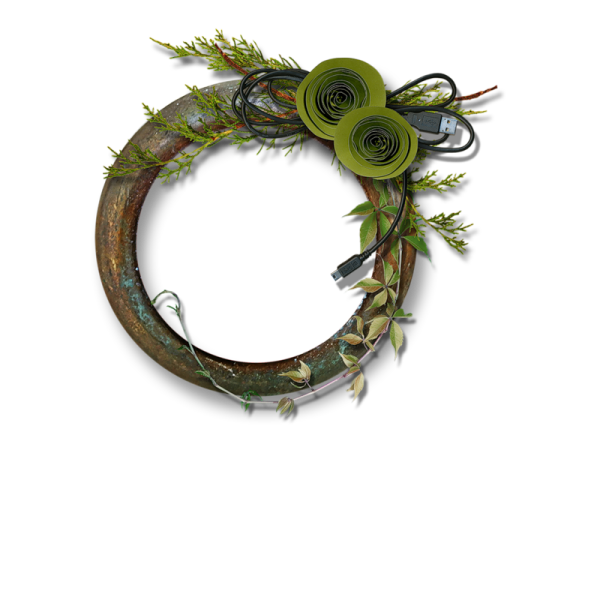 Circle Wreath Flower Free Clipart HD Transparent PNG Image